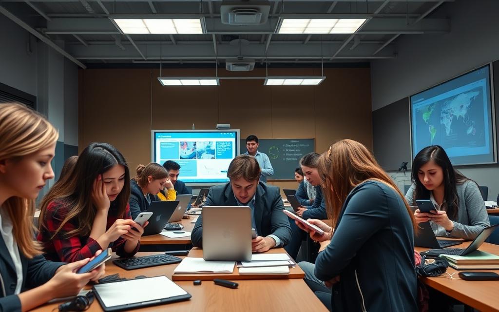 technology in education classroom distractions